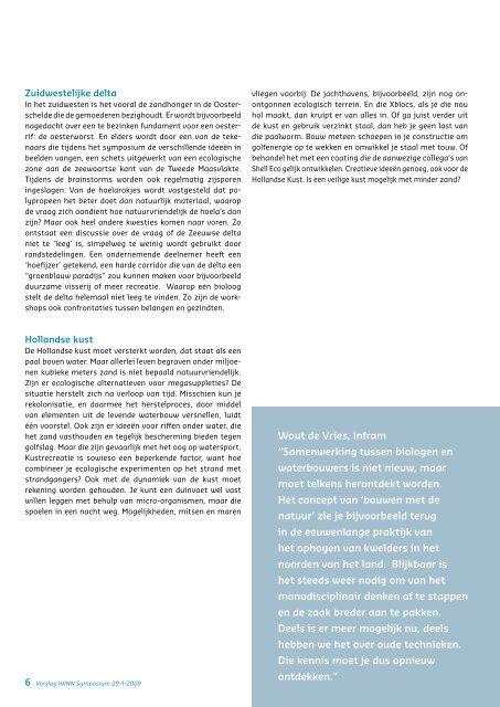 Verslag Levende Waterbouw symposium (brochure) - Innoveren met ...
