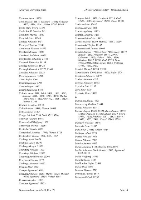 AFA Ortsnamenindex.pdf - Universität Wien