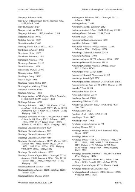 AFA Ortsnamenindex.pdf - Universität Wien