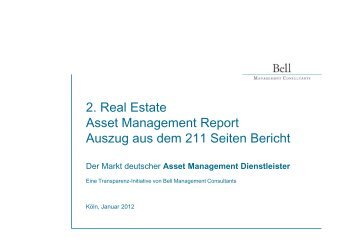 2. Real Estate Asset Management  Report Auszug aus dem 211 ...