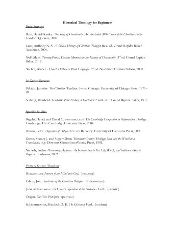 bibliography Historical Theology.pdf