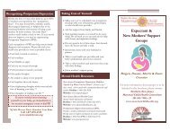 NNJMCHC New Moms Support Group Brochure ... - City of Englewood