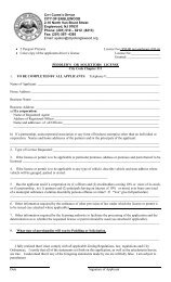 Peddler's or Solicitors Application - City of Englewood