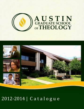 Catalogue - Austin Graduate School of Theology