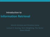 Introduction to Information Retrieval