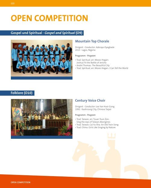 European Choir Games 2015 - Program Book