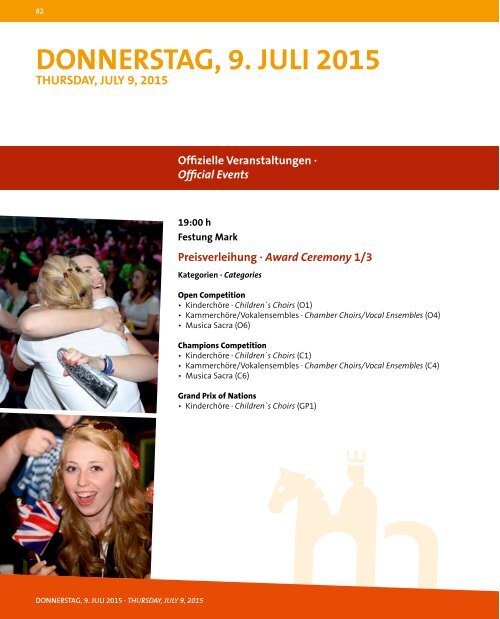 European Choir Games 2015 - Program Book