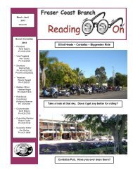 Issue 93 May - June 2013 - Fraser Coast Branch - Ulysses Club