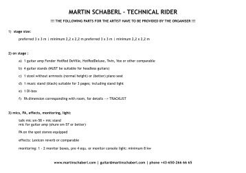 Martin Schaberl Technical Rider/Stage Plan (.pdf, 45 KB)