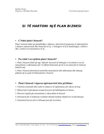 Model Plan Biznesi