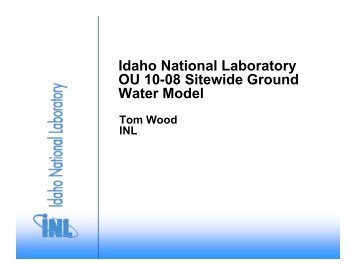 Conceptual Model - Idaho National Laboratory