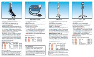 Clinical Sphygmomanometers - WA Baum Co. Inc.