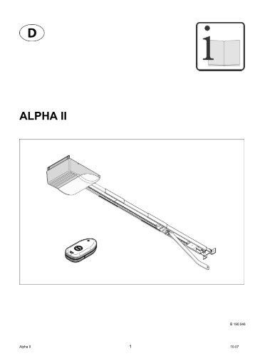ALPHA II - BERNAL Torantriebe GmbH