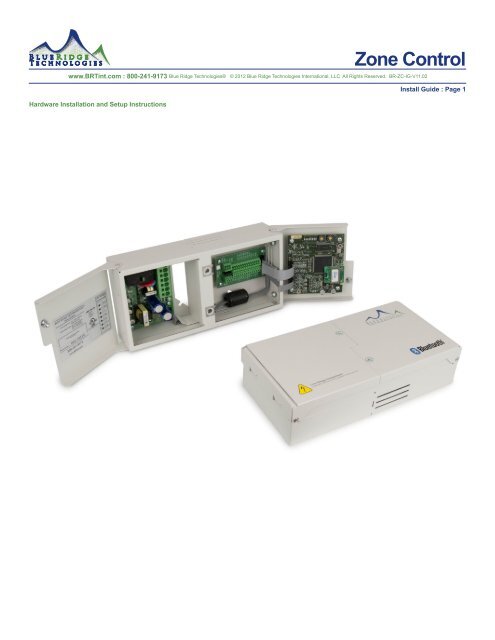 Install Guide - Blue Ridge Technologies