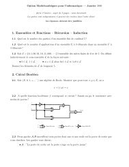 1. Ensembles et Fonctions – Récursion – Induction 2. Calcul Booléen