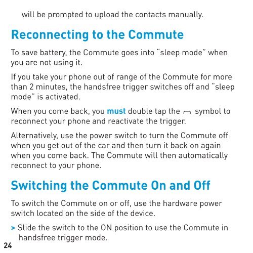 COMMUTE USER GUIDE - BlueAnt Wireless