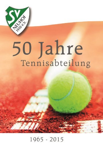 50 Jahre Tennisabteilung