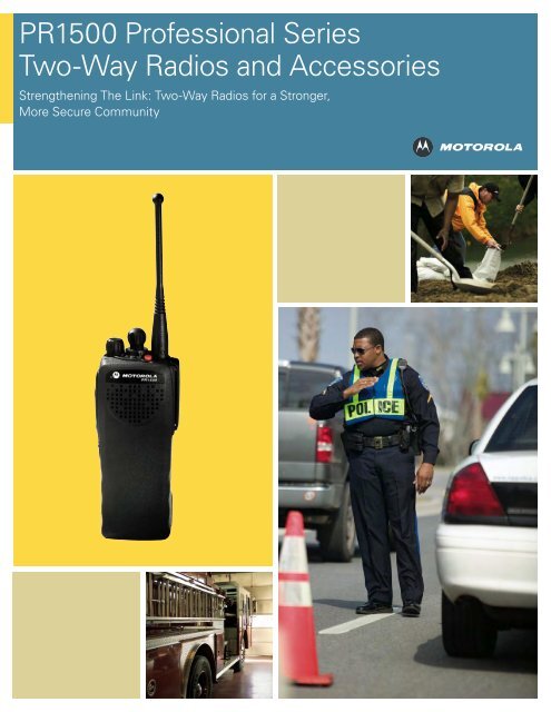 PR1500 Professional Series Two-Way Radios and Accessories