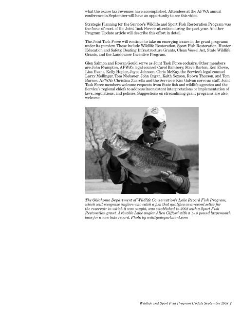 Program Update - Wildlife and Sport Fish Restoration Program - U.S. ...