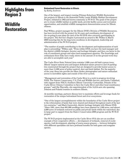 Program Update - Wildlife and Sport Fish Restoration Program - U.S. ...