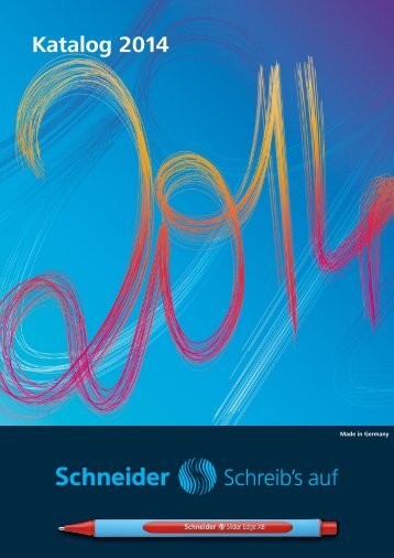 Mette Medienservice Schneider Schreibgeräte Katalog
