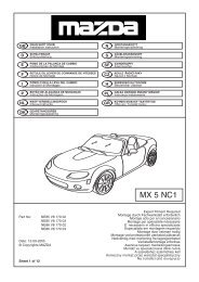 Mazda miata parts diagram download