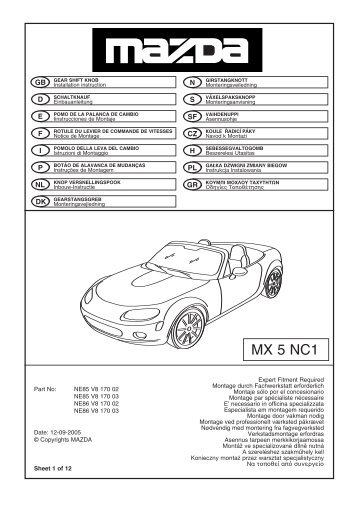 MX 5 NC1 - MX5 Parts