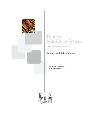 Biodex Multi-Joint System