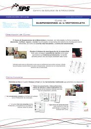 Curso de SUSPENSIONES de la MOTOCICLETA - EPS Online