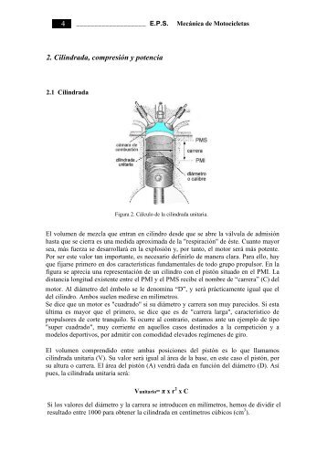 4 a 2. Cilindrada, compresión y potencia - EPS Online