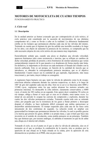 Funcionamiento Práctico del Ciclo 4 Tiempos - EPS Online