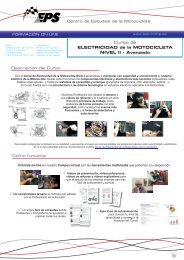 Curso de ELECTRICIDAD de la MOTOCICLETA ... - EPS Online