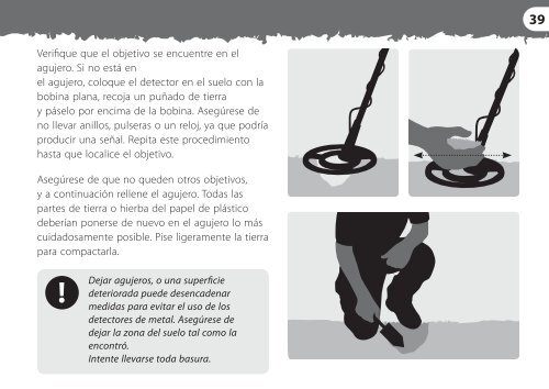 Instruction Manual X-TERRA 305 & 505 â SPANISH (4901 ... - Minelab