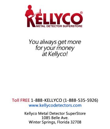 Instruction Manual - Kellyco Metal Detectors