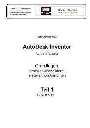 AutoDesk Inventor Teil 1 - VHS-DH.de