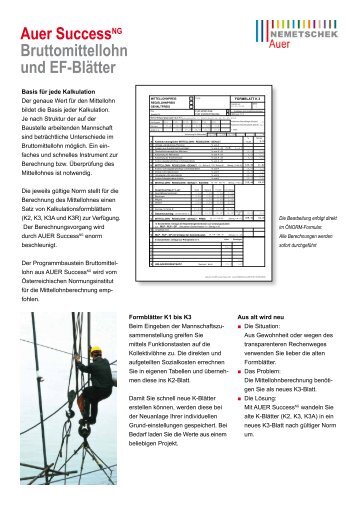 Auer SuccessNG Bruttomittellohn und EF-BlÃ¤tter - AUER - Die ...