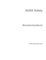 AUER Safety NG - AUER - Die Bausoftware GmbH