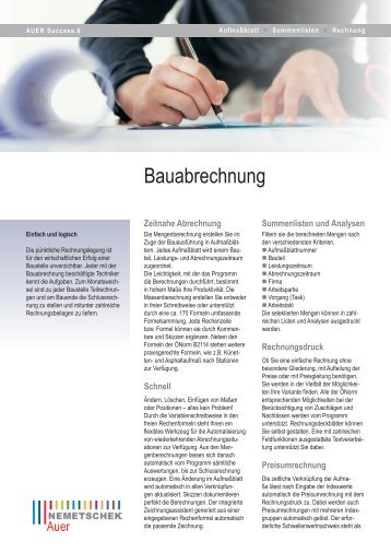 Download - AUER - Die Bausoftware GmbH