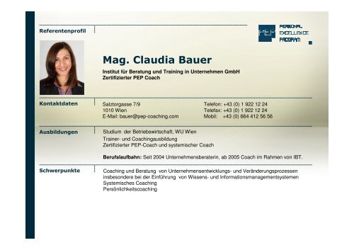 Mag. Claudia Bauer