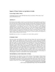 Impact of Tissue Culture on Agriculture in India