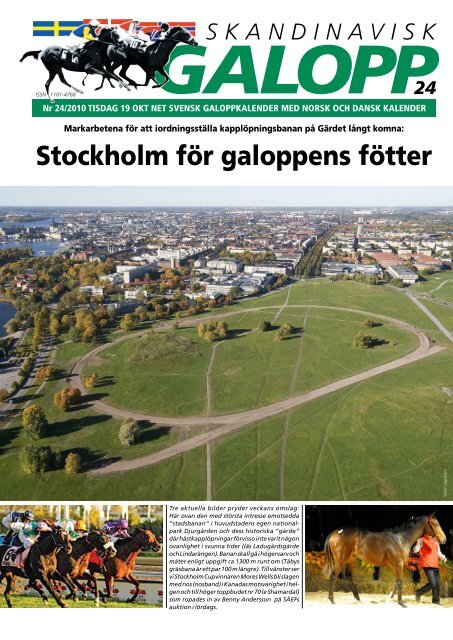 Stockholm fÃ¶r galoppens fÃ¶tter