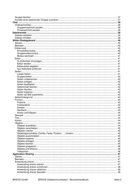 Handbuch als PDF downloaden - BRAVIS GmbH