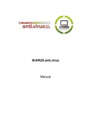 IKARUS anti.virus Manual - Ikarus Software GembH