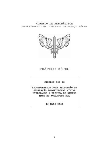 comando da aeronáutica - Tarifas de Navegação Aérea - Decea