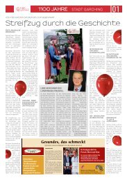 FS Tagblatt Sonderseiten 1100 Jahre Stadt Garching