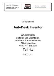 AutoDesk Inventor Teil 1.2 - VHS-DH.de