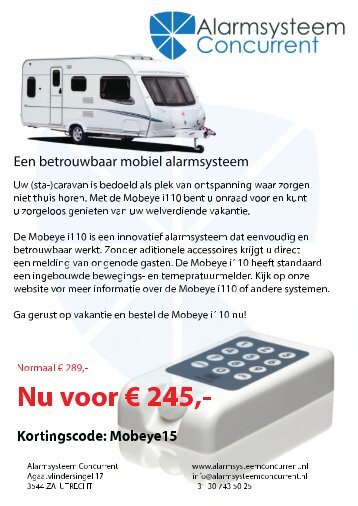 Mobeye Aanbieding