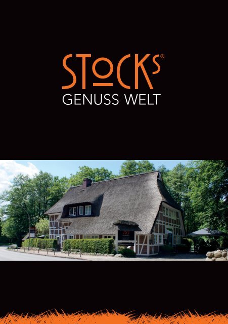 Stock's Genuss Welt Imagebroschüre