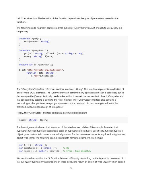 TypeScript Language Specification v1.5