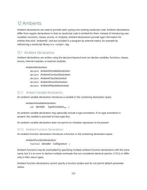 TypeScript Language Specification v1.5